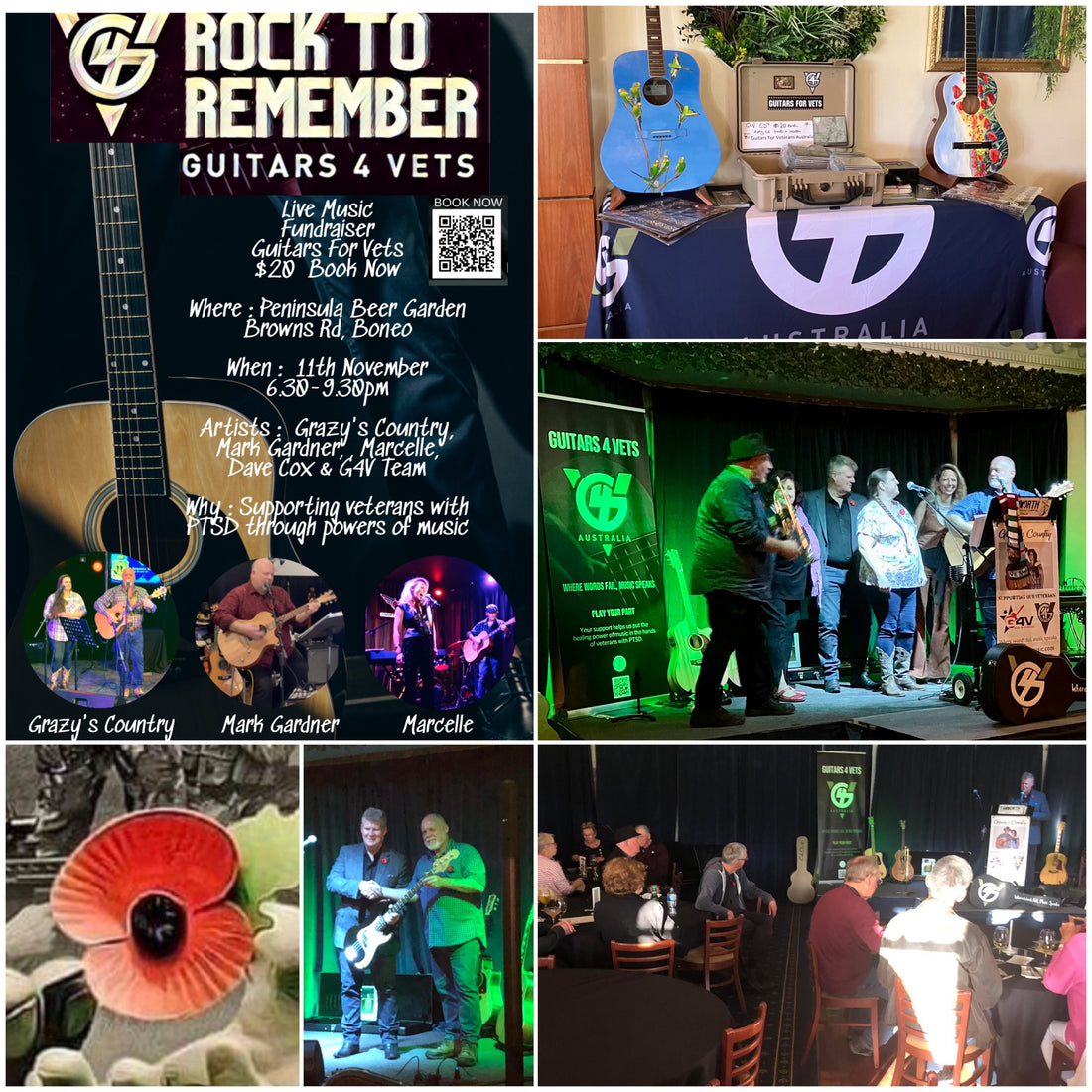 Rock to Remember event on 11/Nov/2023